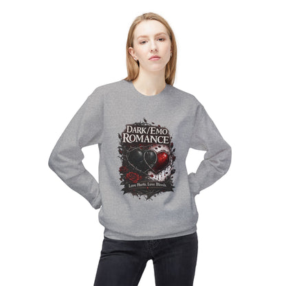 Dark Emo Romance Heart Sweatshirt | Eco-Limited
