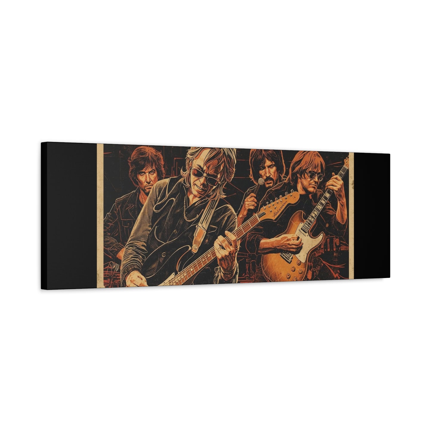 Rock Band Vintage Canvas Wall Art | Eco - Limited