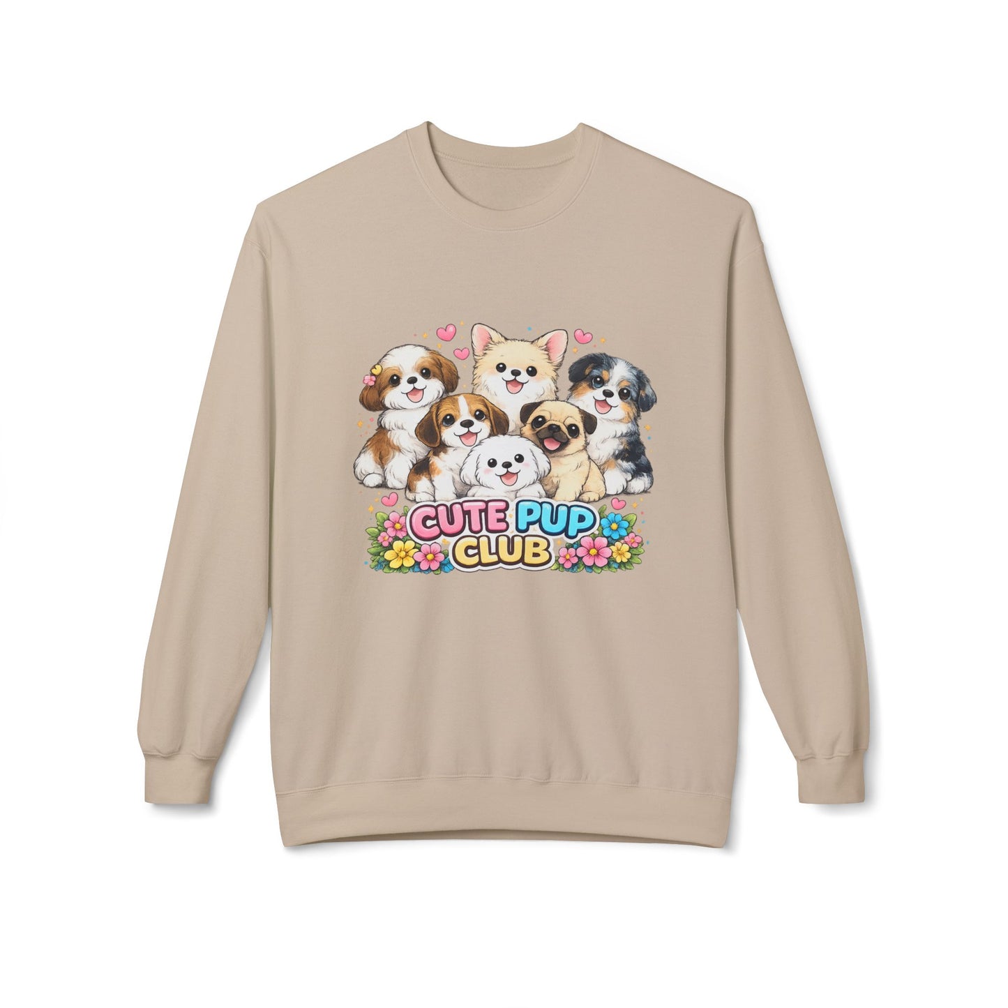Cute Pup Club Graphic Sweater | Eco - Limited