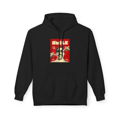 Bold Red Poster Graphic Hoodie | Street Art Edition
