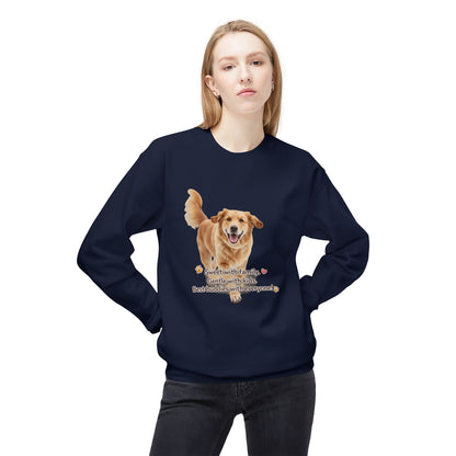 Golden Buddy Character Sweatshirt | Eco-Limited