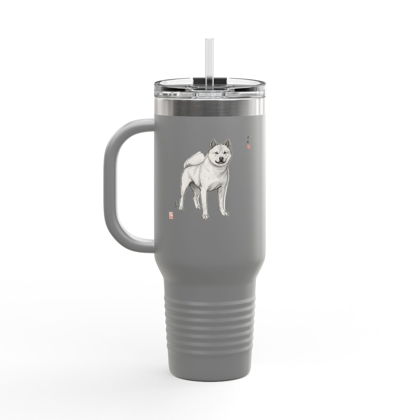Korean Jindo Ink Illustration Insulated 100% Stainless Bottle | Eco-Limited