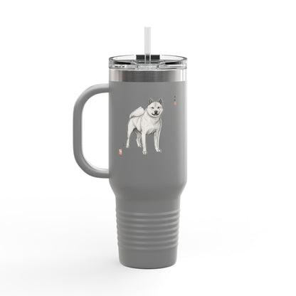 Korean Jindo Ink Illustration Insulated 100% Stainless Bottle | Eco-Limited
