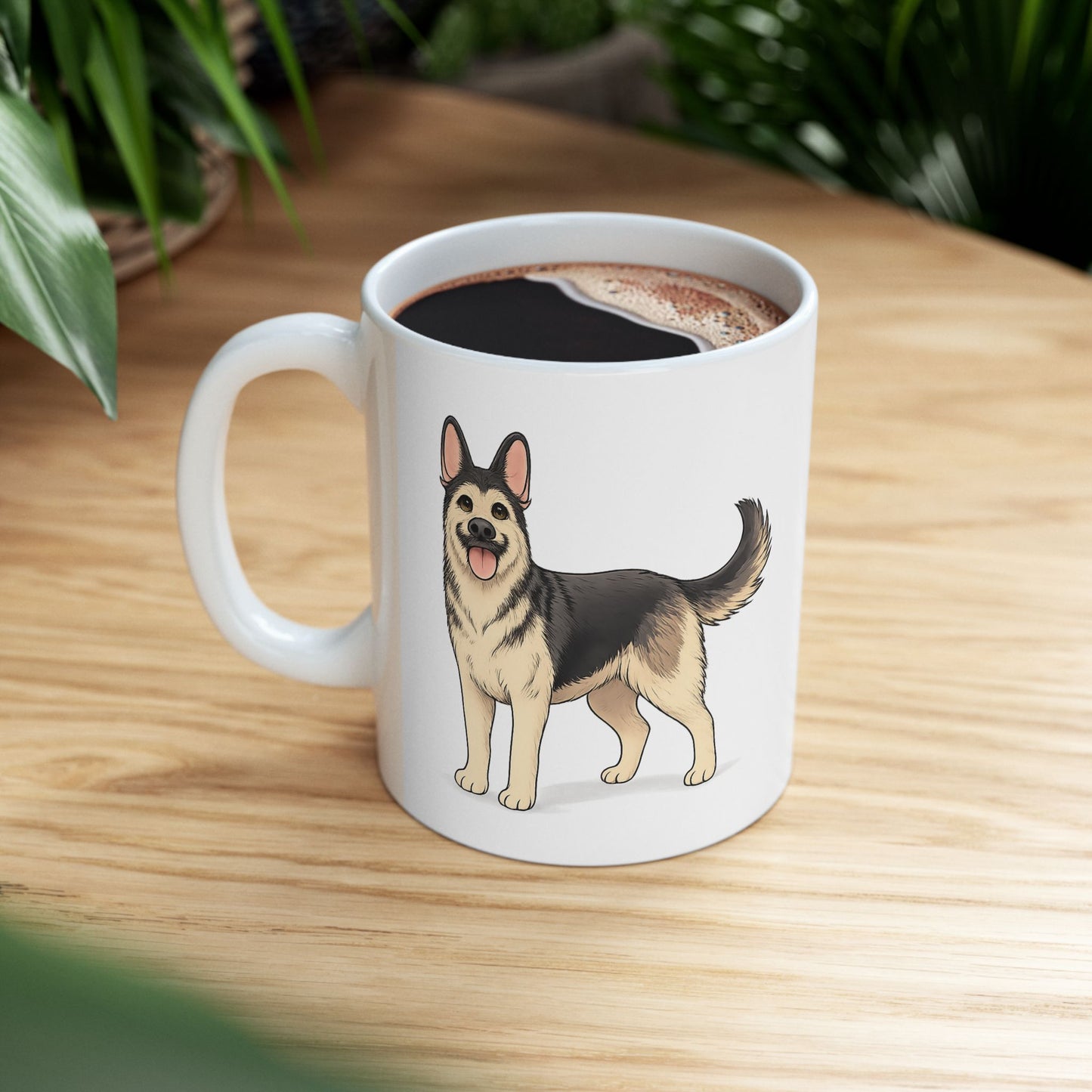 Cute Standing Dog Coffee Cup (11oz/15oz)