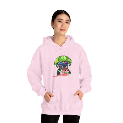 Cute Watermelon Pup Graphic Hoodie|Eco-Friendly - Limited