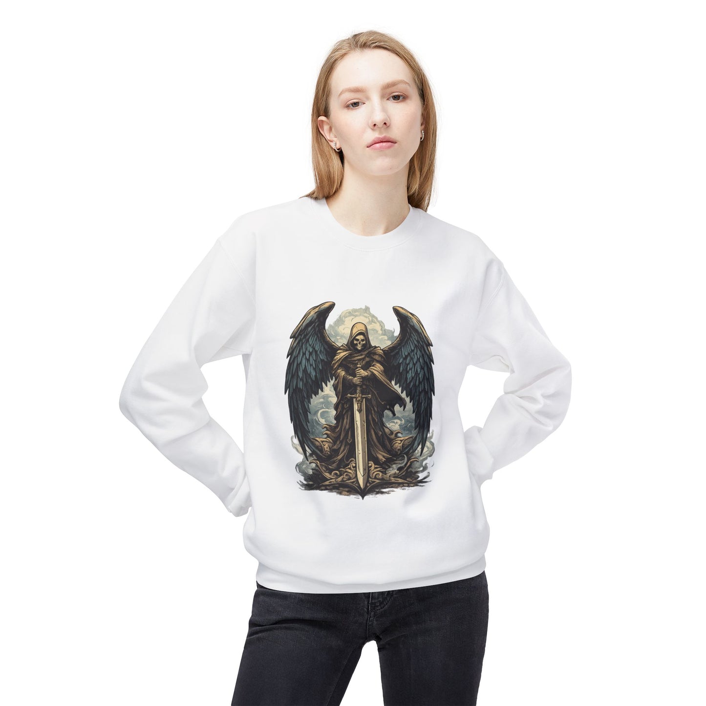 Fallen Guardian Graphic Sweater | Eco - Limited