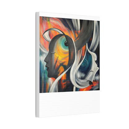 Abstract Expression Portrait Canvas | Eco-Limited