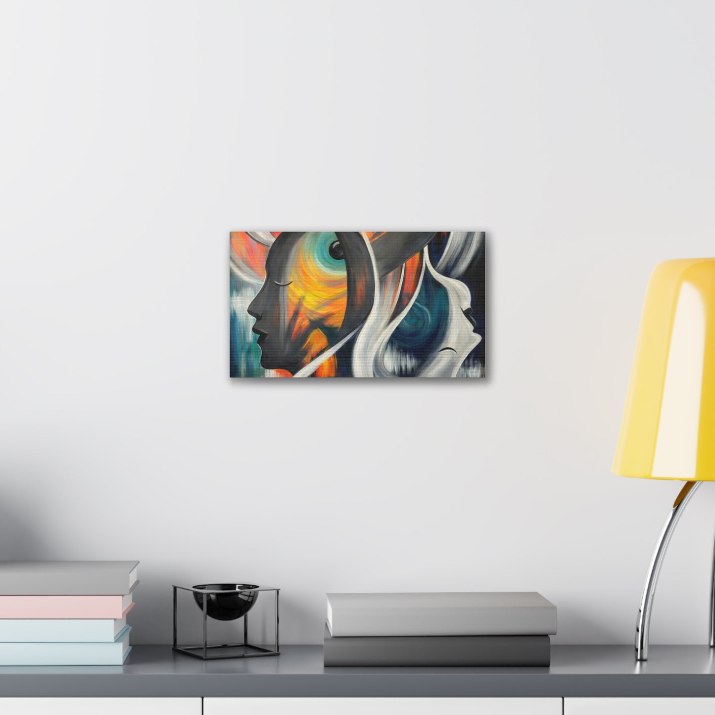 Abstract Expression Portrait Canvas | Eco-Limited