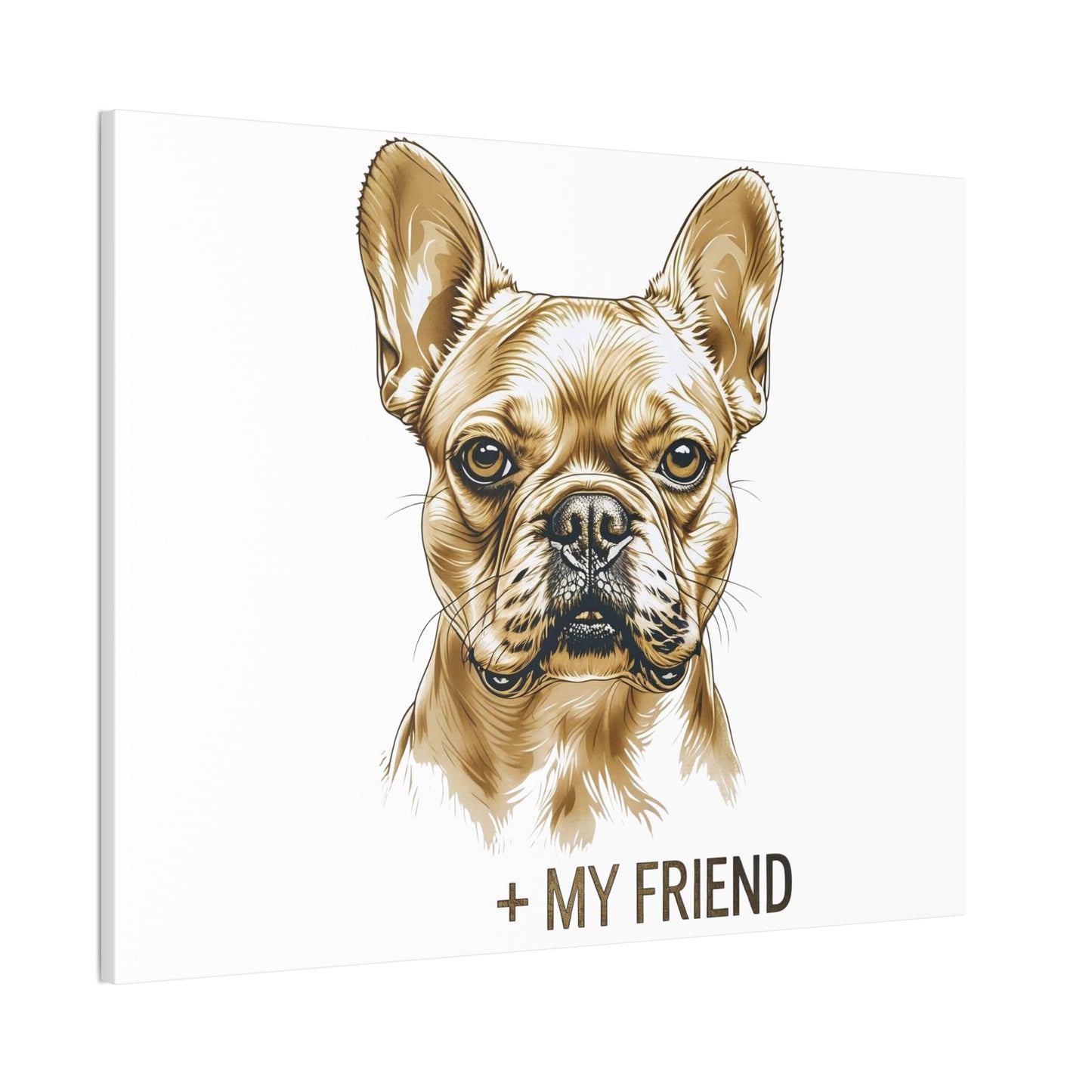 French Bulldog My Friend Canvas Wall Art | Eco Limited