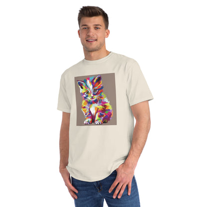 Color Pop Kitten Organic T-Shirt | Organic-Limited