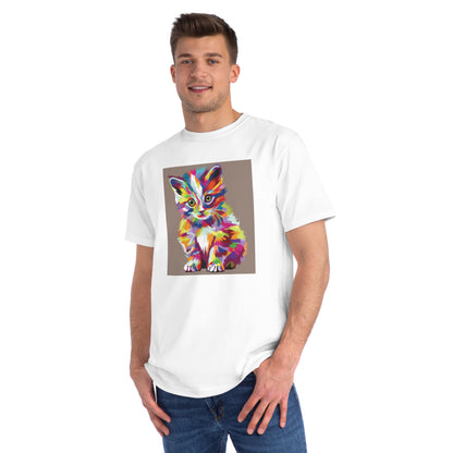 Color Pop Kitten Organic T-Shirt | Organic-Limited