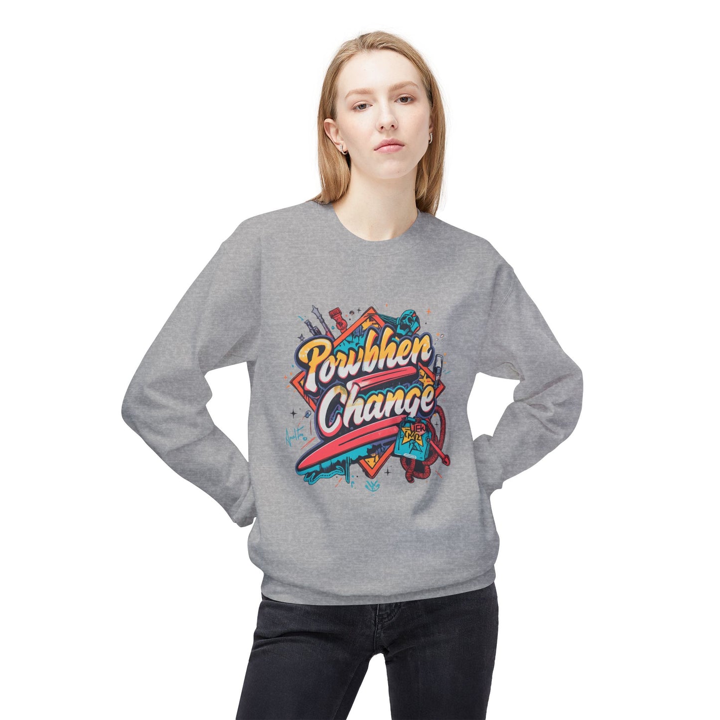 Powerhen Change Graphic Sweater | Eco Limited