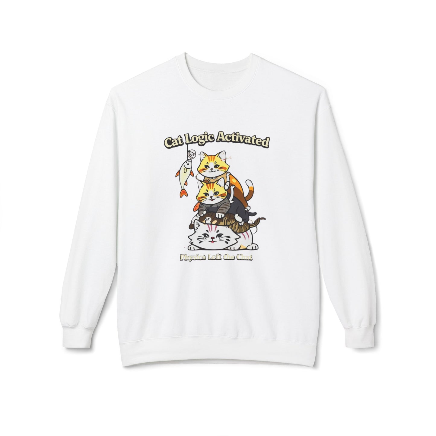 Cat Logic Activated Graphic Sweater | Eco-Limited