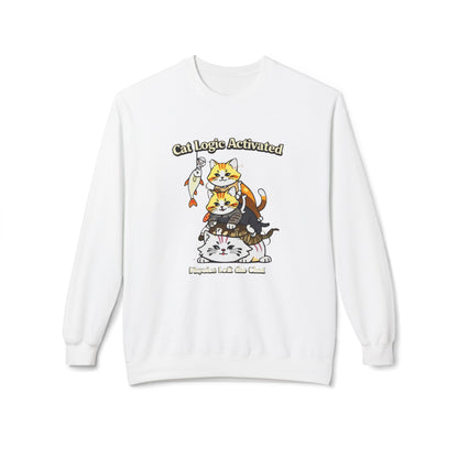 Cat Logic Activated Graphic Sweater | Eco-Limited