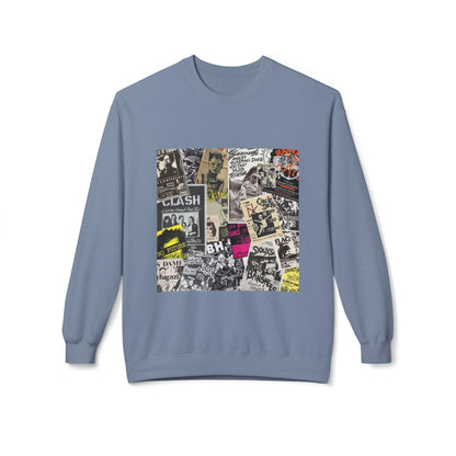 Punk Collage Art Graphic Sweatshirt | Eco-Limited