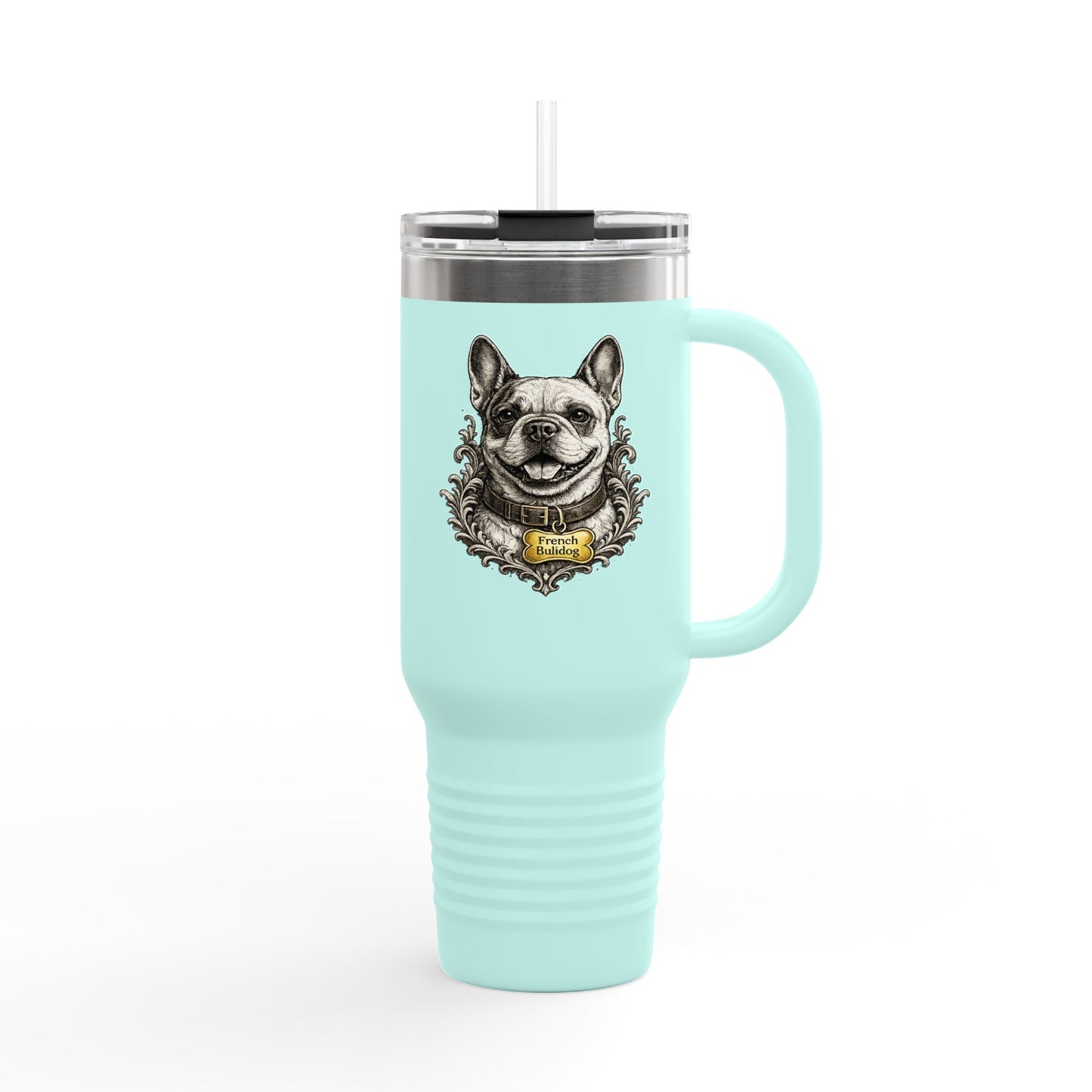 French Bulldog Emblem Stainless Steel Tumbler | Eco-Limited