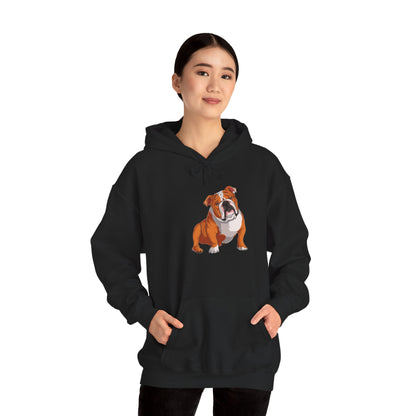 Cute English Bulldog Graphic Hoodie|Eco-Friendly - Limited