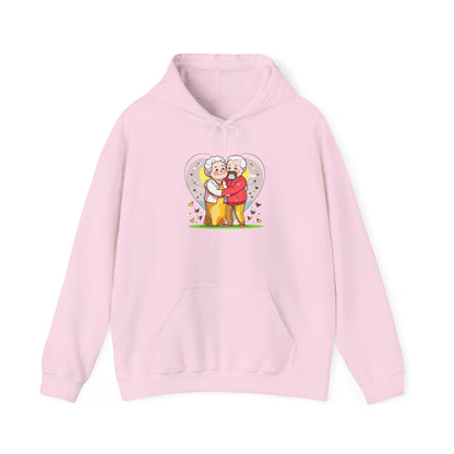 Heartwarming Elderly Couple Hoodie – Cozy Gift Style