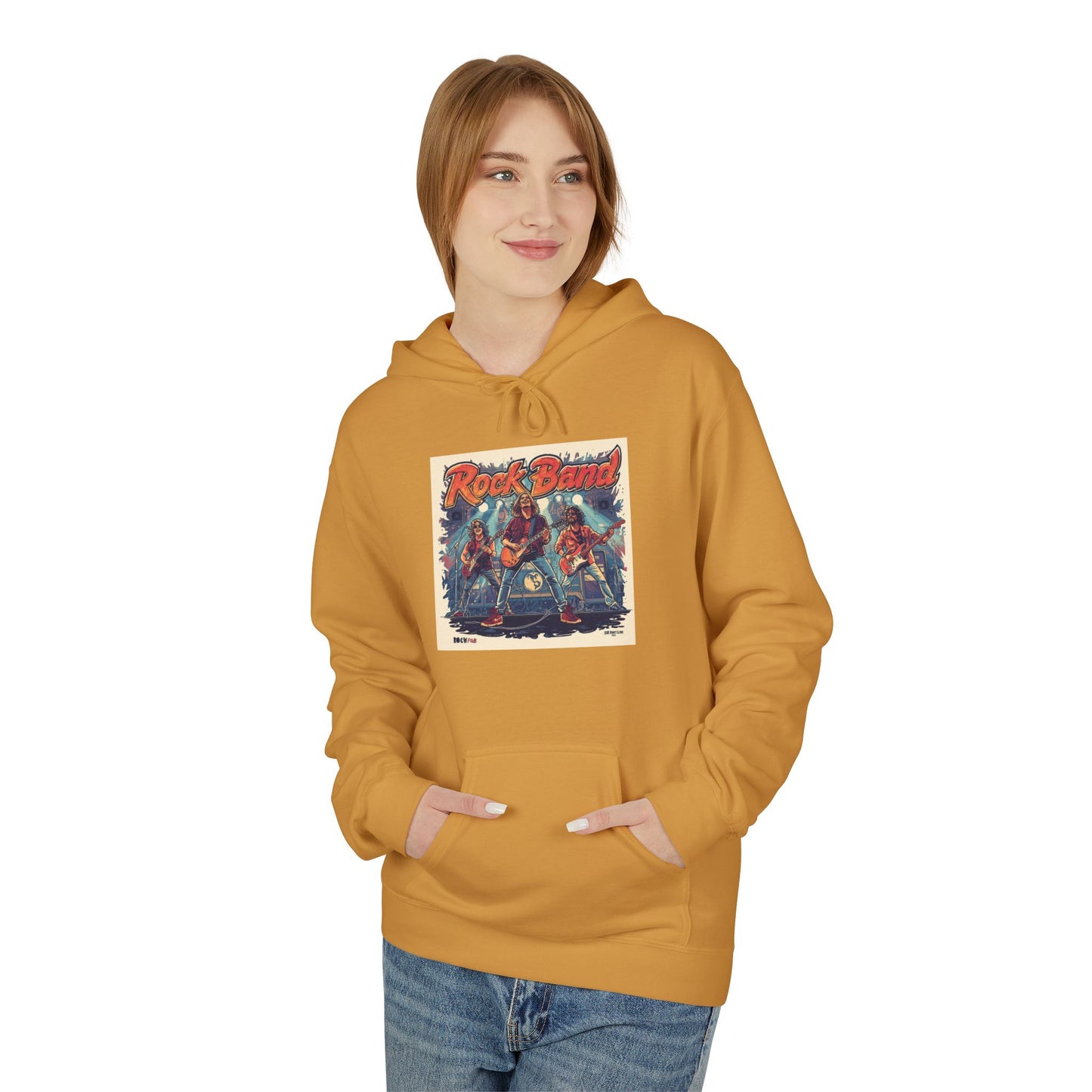 Retro Rock Band Vintage Poster Hoodie|Eco-Friendly - Limited