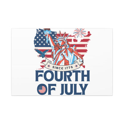 Fourth of July Canvas Wall Art