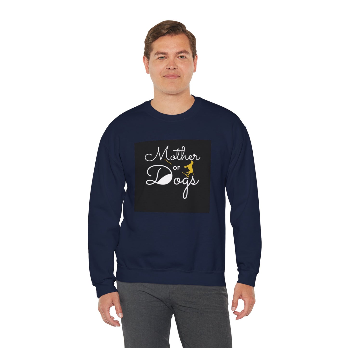 Mother of Dogs Text Graphic Sweater | Eco-Limited