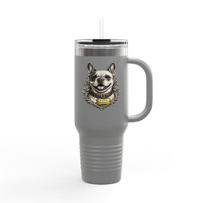 French Bulldog Emblem Stainless Steel Tumbler | Eco-Limited