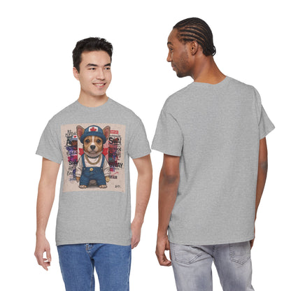 Lucky Street Pup Art T-Shirt | Eco-Limited