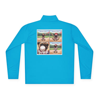 Small Dog Big Energy Quarter Zip | Eco-Limited