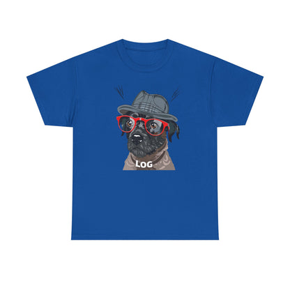 Hipster Dog Glasses T-Shirt | Eco-Limited