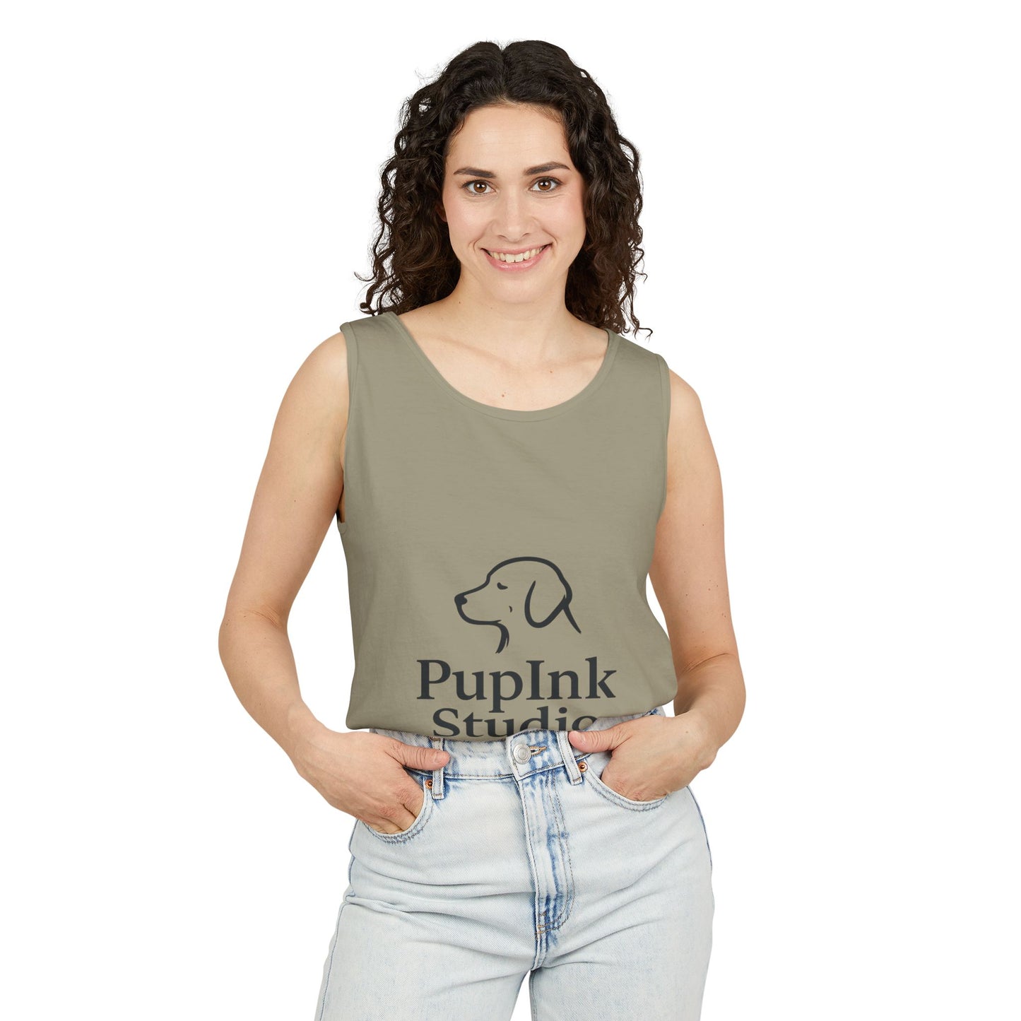 Playful Cat Soccer Art Tank Top | Eco-Limited