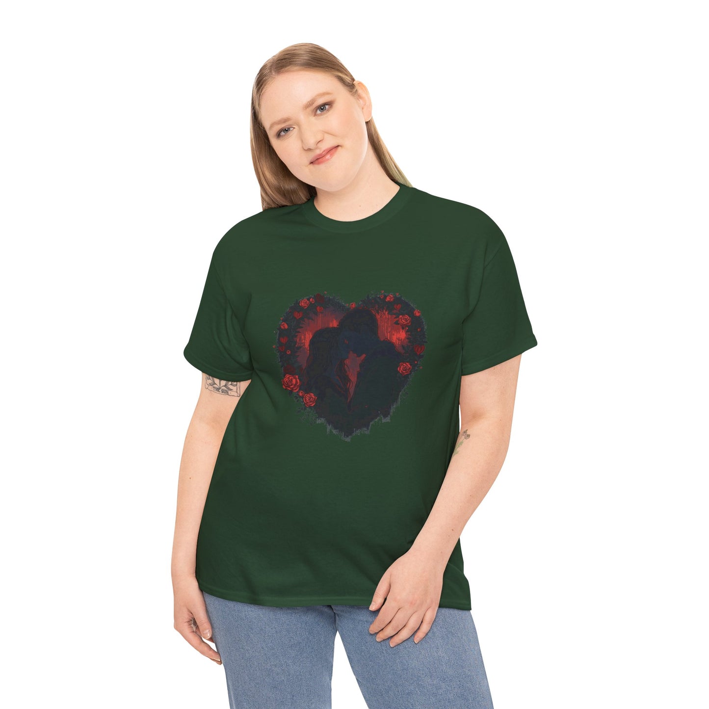 Dark Emo Romance Heart T-Shirt | Eco-Limited