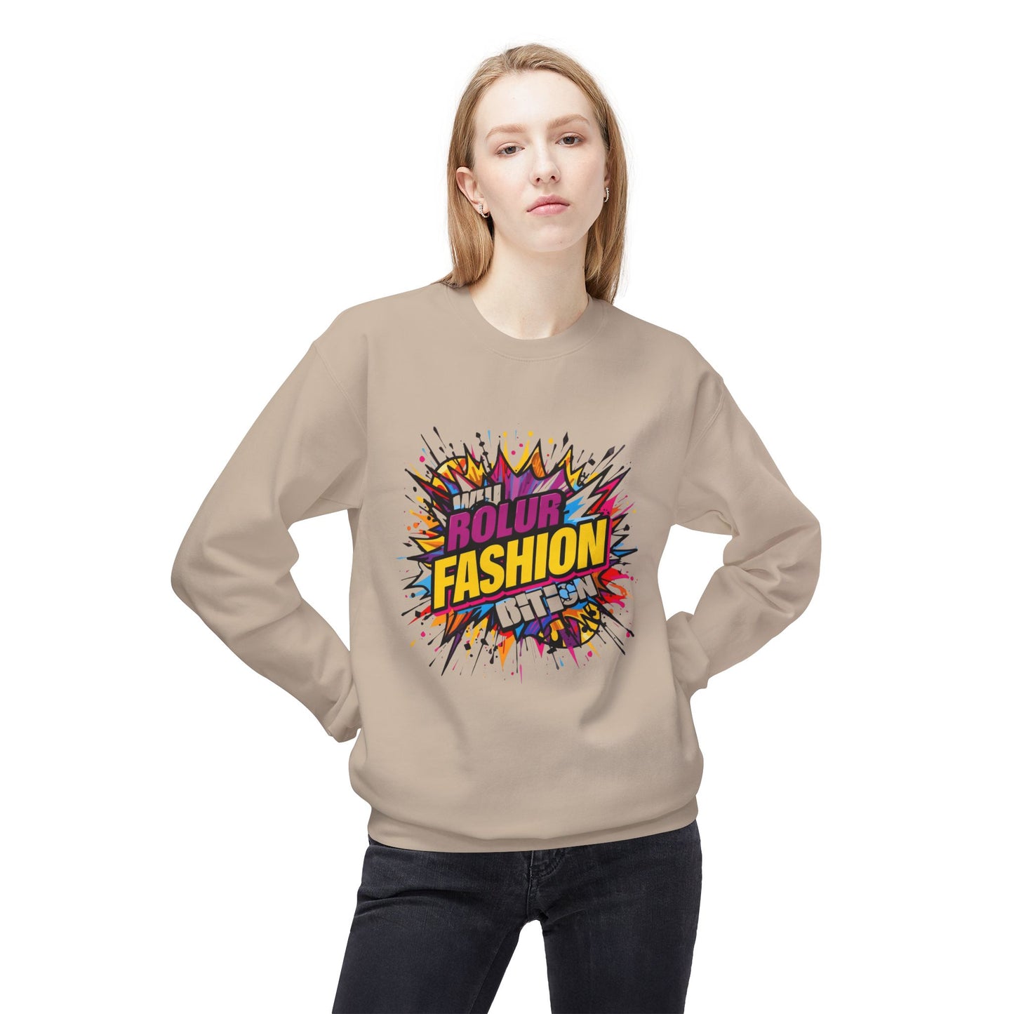 Retro Comic Pop Art Crewneck Sweatshirt