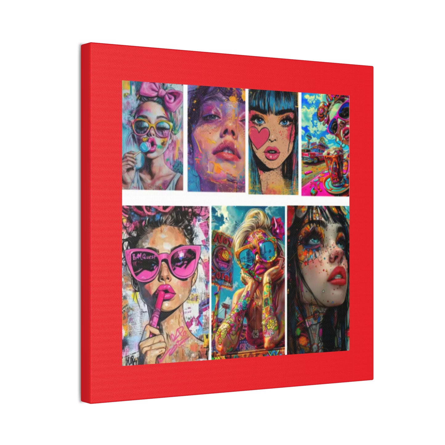 Pop Art Muse Canvas | Statement Wall Art