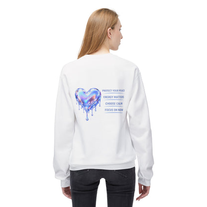 Protect Your Peace Heart Sweatshirt | Eco-Limited