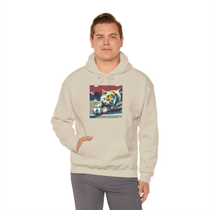 Color Pop Cat Art Hoodie | Eco-Limited