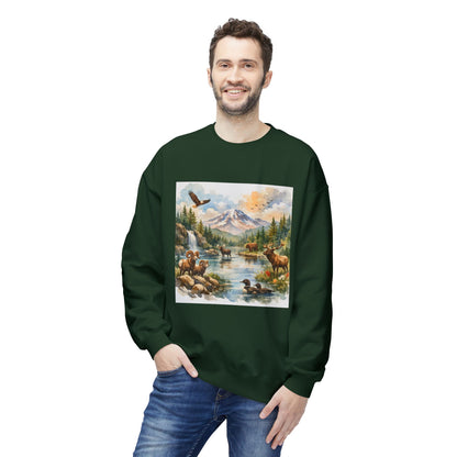 Wild American Landscape Graphic Sweater | Eco - Limited