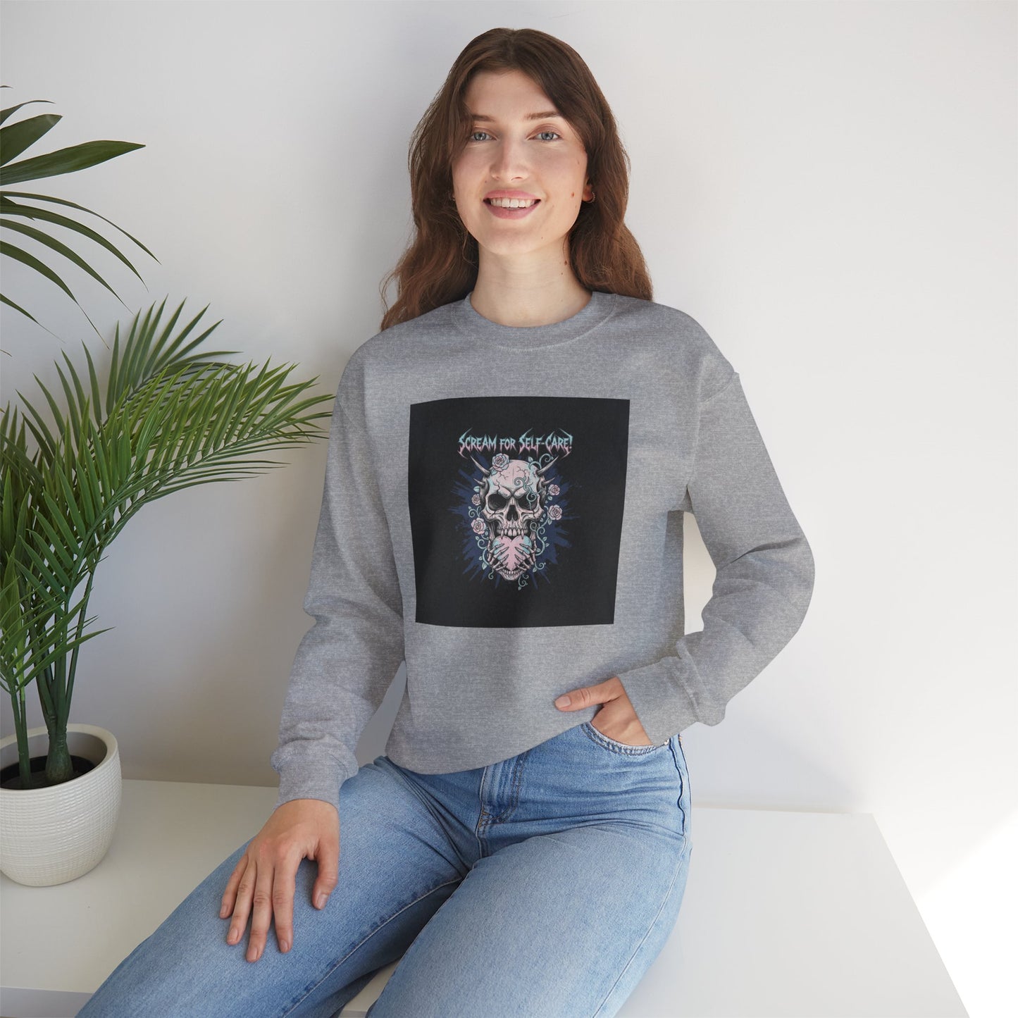 Dark Skull Core Graphic Sweatshirt | Eco - Limited