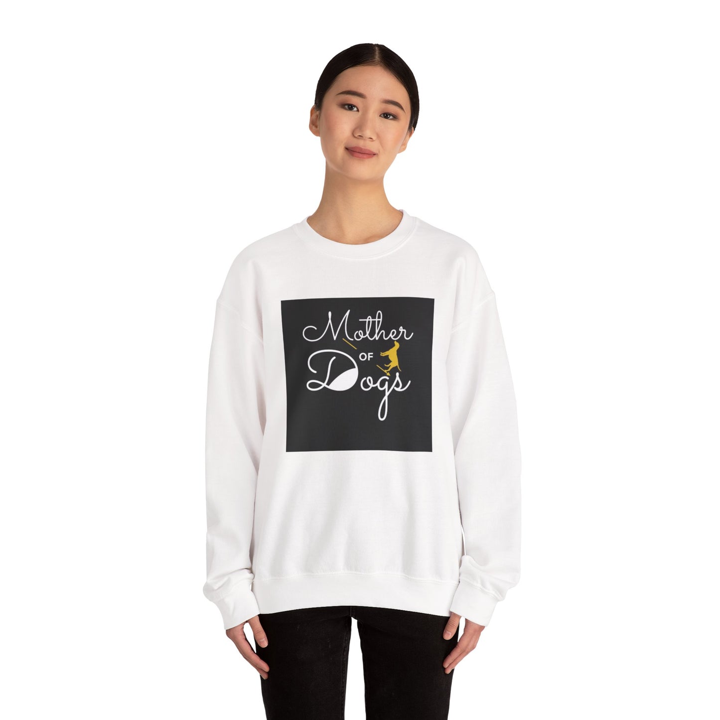 Mother of Dogs Text Graphic Sweater | Eco-Limited