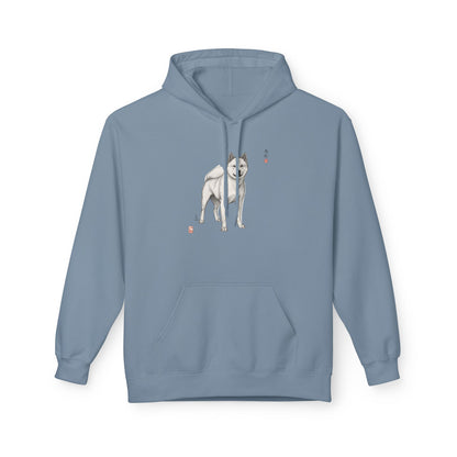 Korean Jindo Ink Illustration Hoodie | Eco-Limited