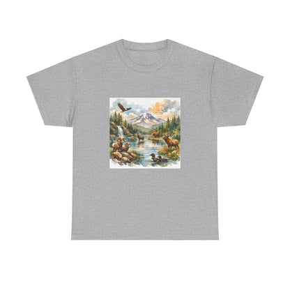 Wild American Landscape Graphic T-Shirt | Eco - Limited