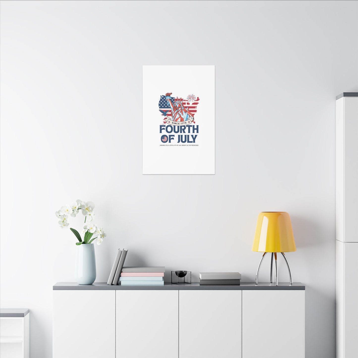 Fourth of July Canvas Wall Art