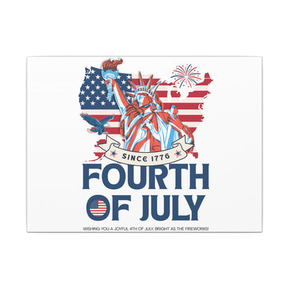 Fourth of July Canvas Wall Art