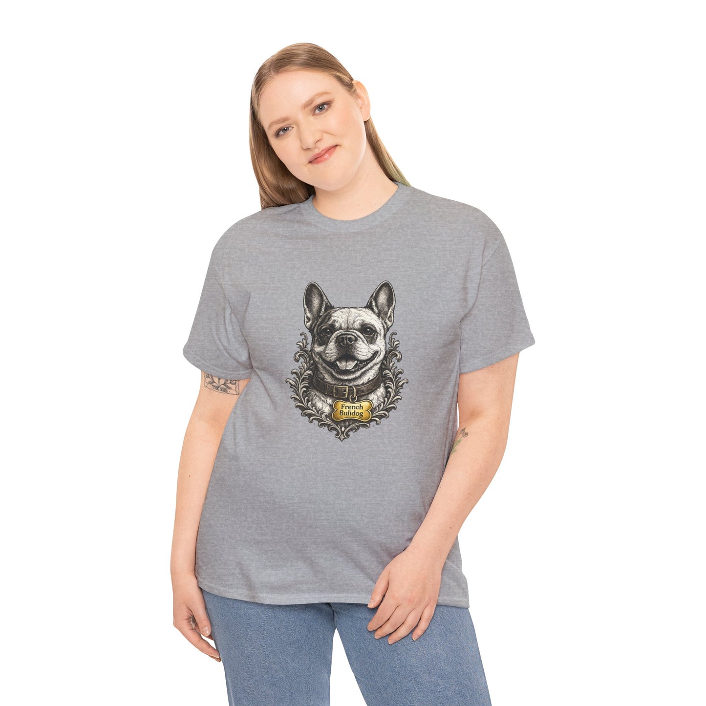 French Bulldog Ink Drawing T-Shirt | Eco-Limited