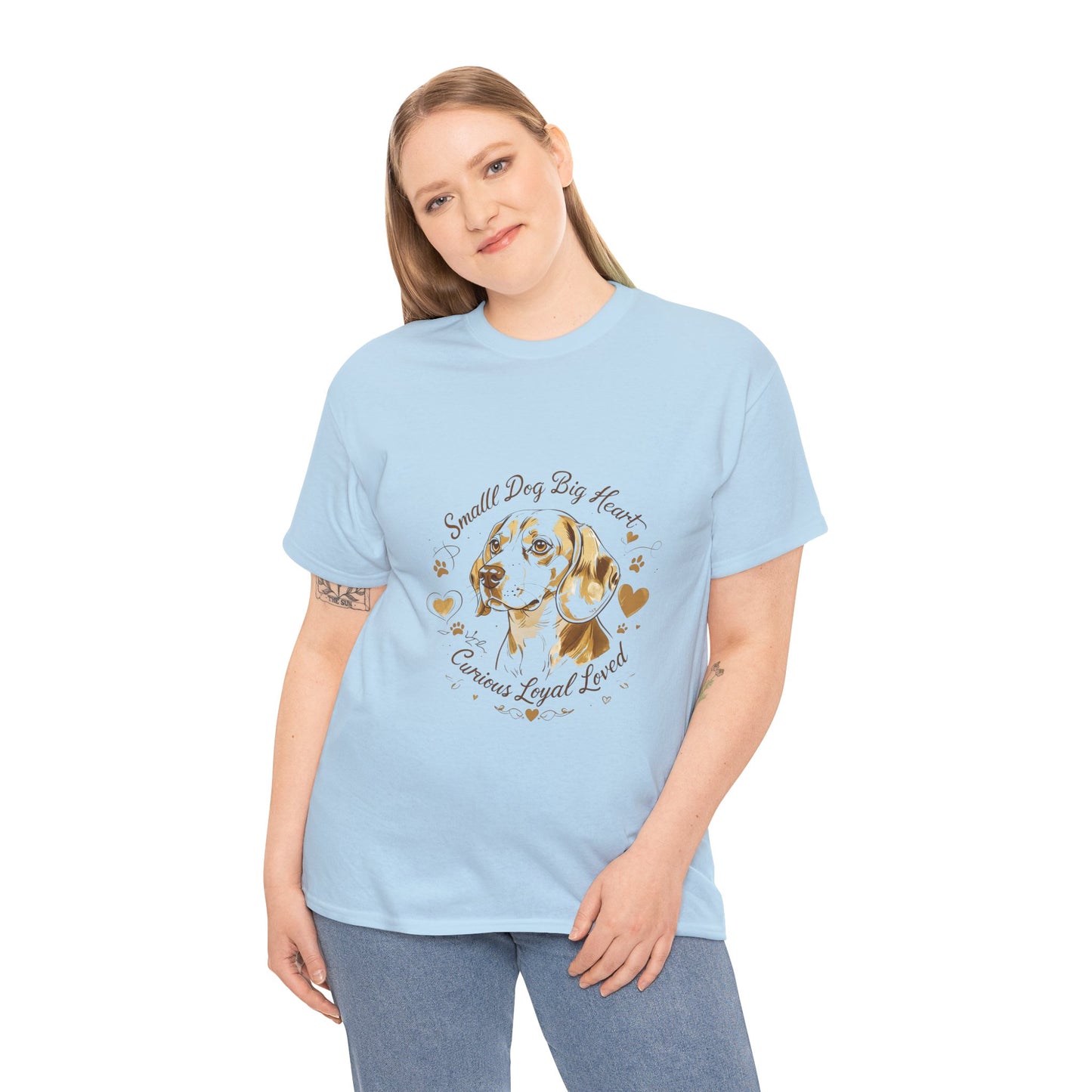 Beagle Small Dog Big Heart T-Shirt | Eco-Limited