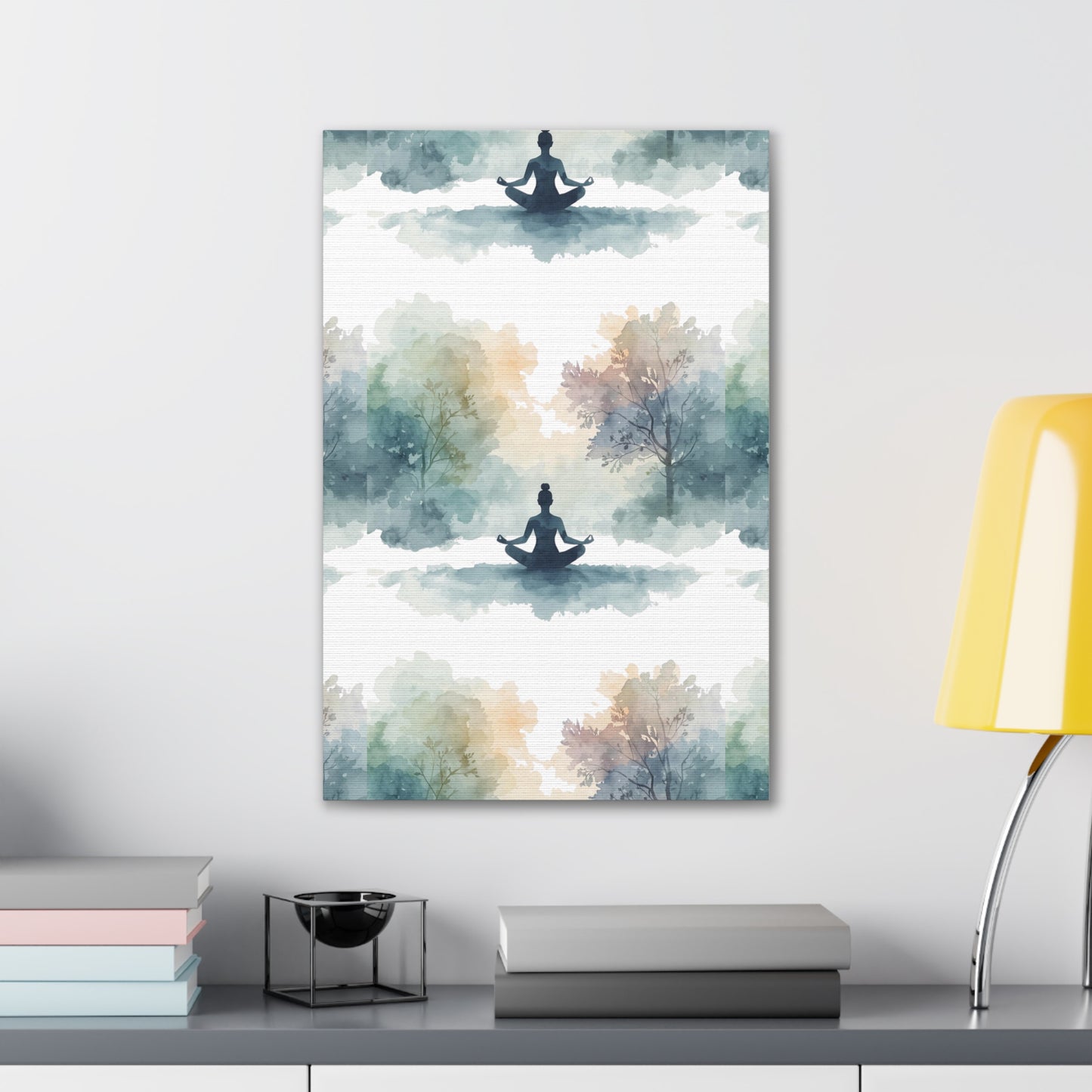 Peace Within Meditation Canvas Wall Art | Eco-Limited