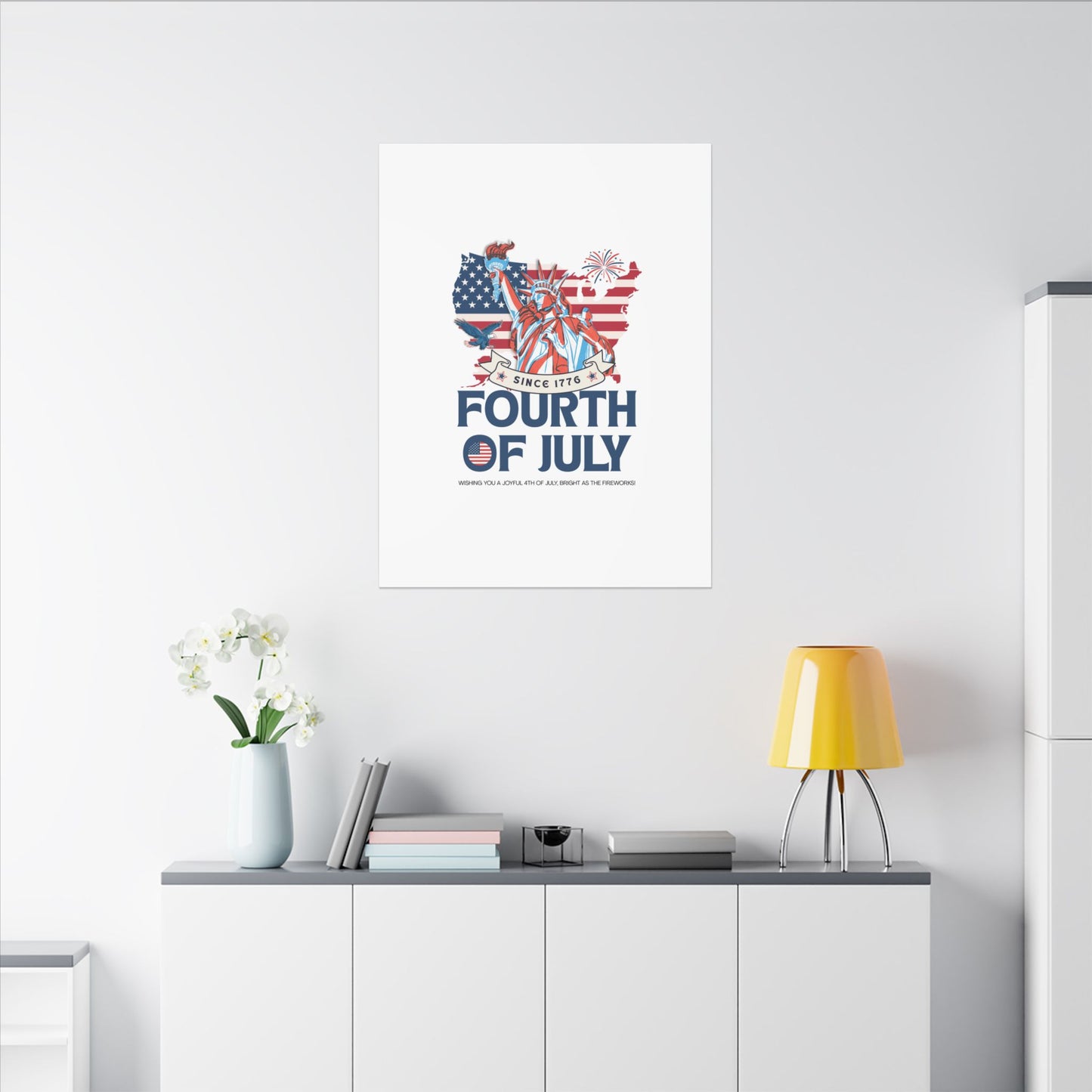 Fourth of July Canvas Wall Art