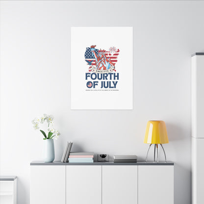 Fourth of July Canvas Wall Art