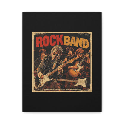 Rock Band Vintage Canvas Wall Art | Eco - Limited