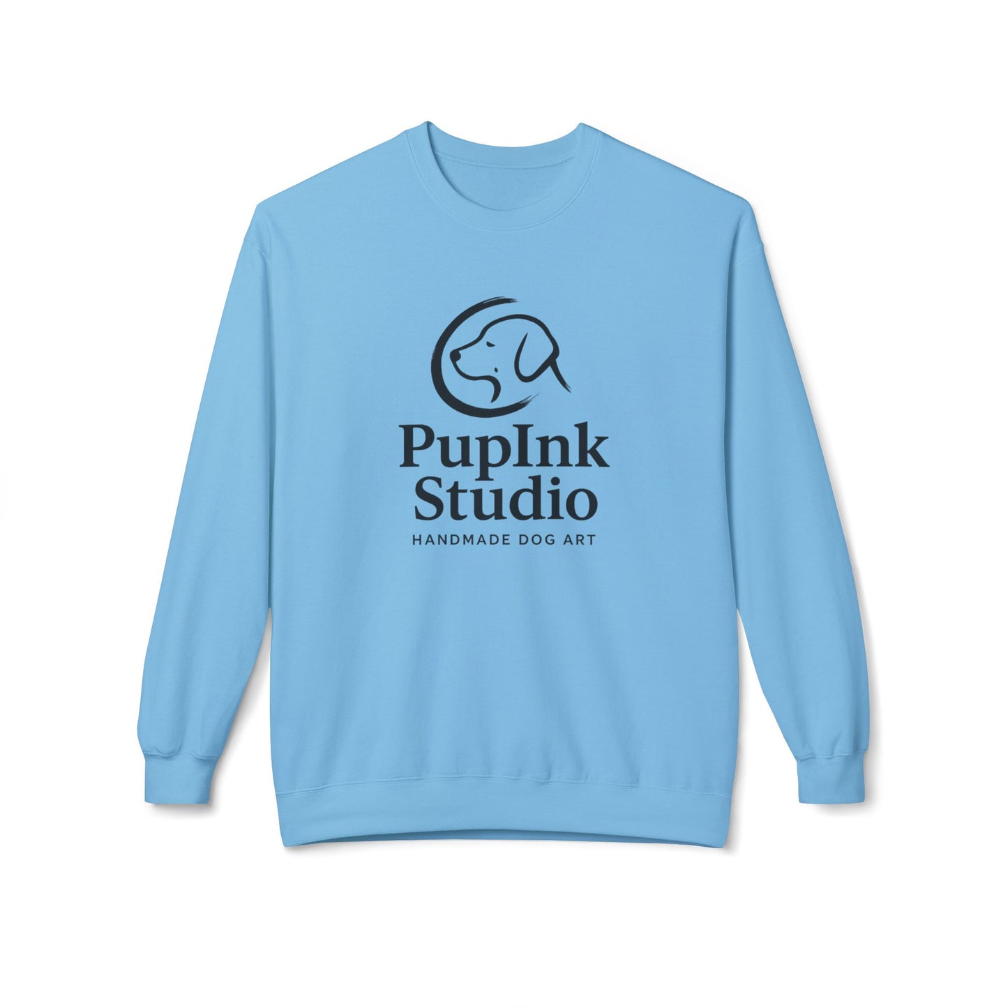 Handmade Dog Art Log Sweatshirt | Eco-Limited