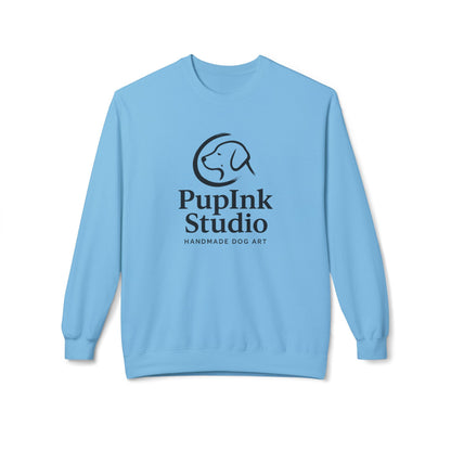 Handmade Dog Art Log Sweatshirt | Eco-Limited